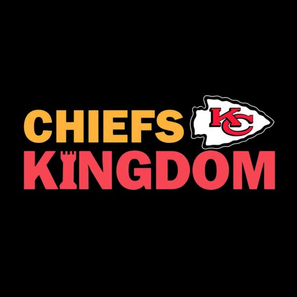 Men's KC CHIEFS Nike Black Logo NFL Shirt Sz M - Picture 2 of 10